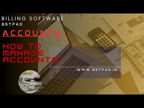 How to manage ACCOUNTS