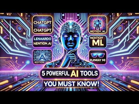 "5 Powerful AI Tools You Must Know! 🚀 | #AIUnlocked"