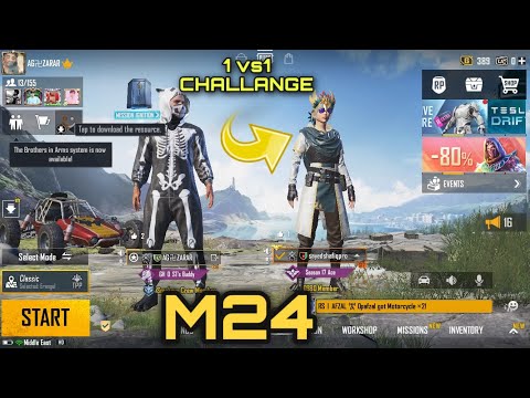 1 vs 1 m24 challange room