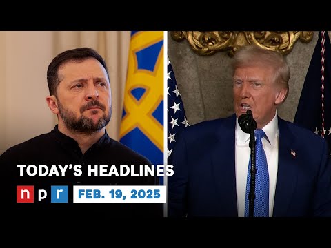 After U.S.-Russian Talks, Trump Blames Invasion On Ukraine | NPR News Now