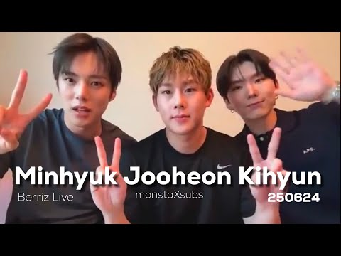 [ENG SUB] Minhyuk Jooheon Kihyun Live 250624 #monstax #monbebe #shownu #kihyun #jooheon #minhyuk #im
