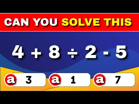 ➕ Ultimate Math Quiz 2025 | New Questions for Sharp Minds.🤓Only Genius Can Solve This Math – Part 2