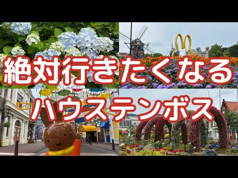 【最新】春のハウステンボス　あじさい祭　！新エリアオープン前・梅雨の落ち着いたパークで女子一人旅　#ハウステンボス　#ミッフィー　#ホテルヨーロッパ