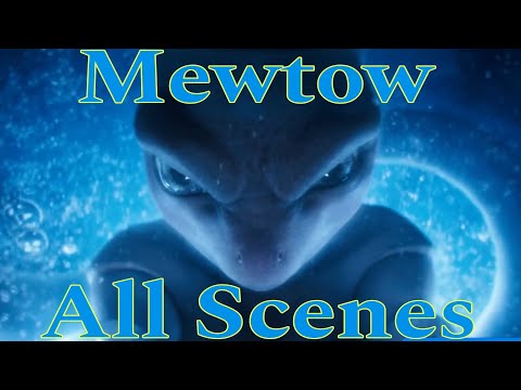 MEWTOW all scenes (DETECTIVE PIKACHU)