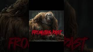 Gorillas now vs back then #gigantopithecus #ancient #creepy