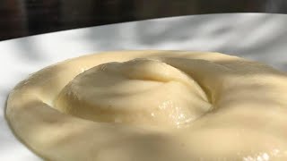 Mashed potatoes recipe. Creamy Potato Purée recipe, with milk and Parmesan cheese. Healthy and easy