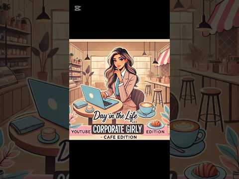 Day in the life as corporate girly ,work from cafe edition