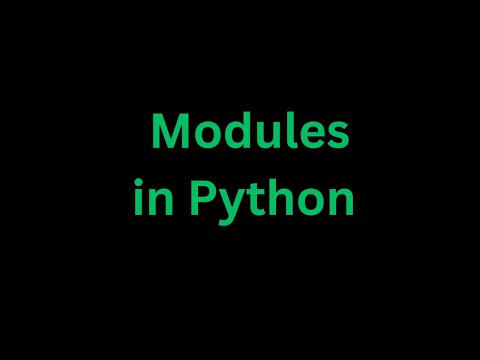 The Power of Parts: Mastering Modules in Python