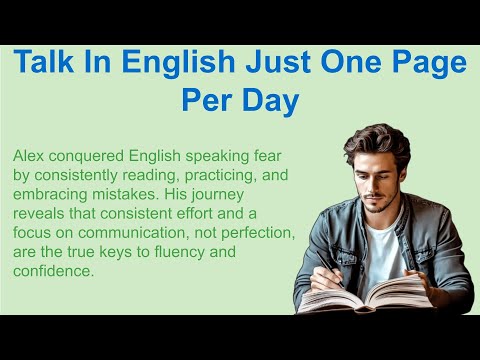 Talk In English Just One Page Per Day🔥 | Basic English | English Stories | Listen And Practice