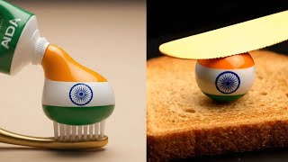 Over 100 Country Flags Spread On Toast And Squeezed As Your Toothpaste 🍞🌍 Oddly Satisfying ASMR 🪥✨