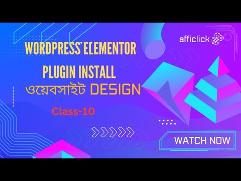Website Design Course- 2024 (Class 10) || Elementor plugin Setup
