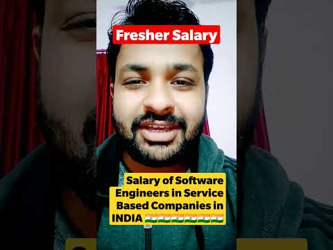 Freshers Software Developer Salary In India #shorts