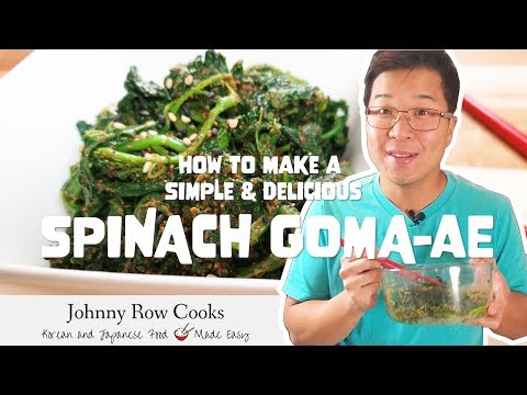 How to make Japanese Spinach Goma-ae ⭐ | Johnny Row Cooks