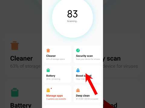 मोबाइल को बूस्ट करे एक क्लिक में || boost your phone in 1 click #shorts #viralvideo
