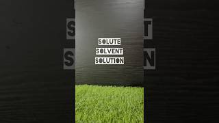What is Solute Solvent and Solution | Chemistry | #shorts #solute #solvent #solution #science #asmr