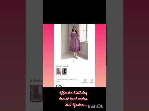 #meesho birthday dress haul under 300# fashion.......