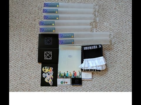 [Unboxing] Monsta X - Beautiful in Seoul Concert Goods (photocards, program book, posters etc)