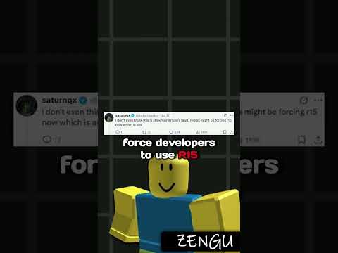 Roblox Is Removing R6 #roblox #robloxshorts #robloxtrend
