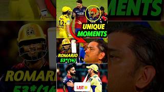 RCB vs CSK 🥵 Unique Moments