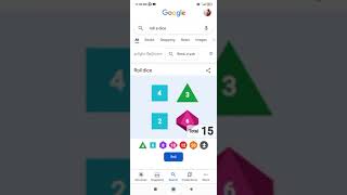 roll a dice in google tricks