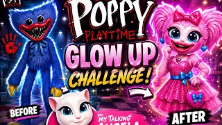 Poppy Playtime Glow Up Challenge! 😱✨ | My Talking Angela#PoppyPlaytime #GlowUp #GlowUpChallenge 