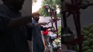 Fresh cold🍊🍷 Orange juice 🥤 on the way 🛤️ hot summer of khanewal Punjab