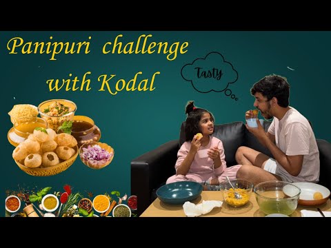 Panipuri Challenge with Kodal !! who is the winner  Mama or Kodal 🤔 ?