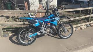 Yz250 plastic and graphic upgrade.. freshhhh