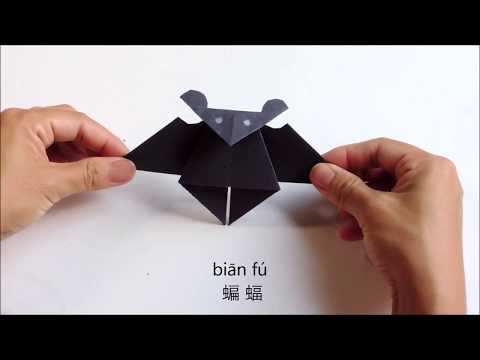 Coolong Chinese Craft Time - Origami Bat | 折纸 蝙蝠