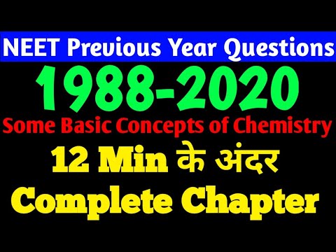 Some Basic Concepts of Chemistry NEET PYQ Chapter 01 #omituitionclasses #neet #otc #omisir #neet