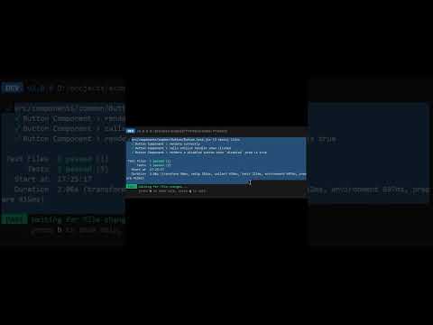 Full stack App Development - Testing Button Component