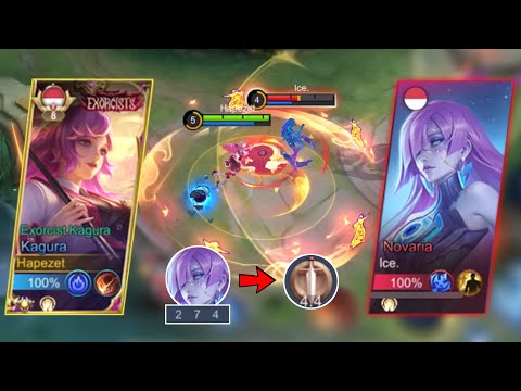 Kagura VS Novaria! This is How to Counter Her Ulti Using Kagura | Mobile Legends