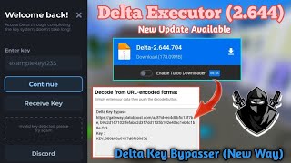 Delta Executor New Version Available (V2.644) | No key/ Key Bypass | Delta Mobile | [ROBLOX HACK]