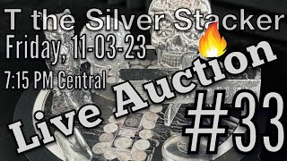 Live Auction 33 #silver #Libertads #Engelhard #SilverPours