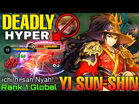 Deadly Hyper Carry YSS No Mercy - Top 1 Global Yi Sun Shin by ichi ni san Nyah! - Mobile Legends