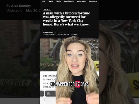 Crypto king kidnapped and tortured in nyc for his bitcoin password!!  #crypto #cryptonews
