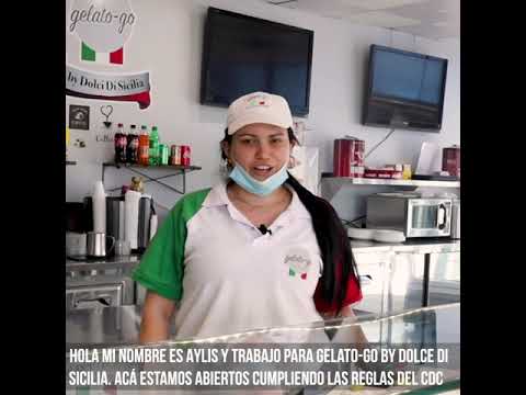 Gelato-go by Dolci di Sicilia - cumpliendo con las reglas del CDC