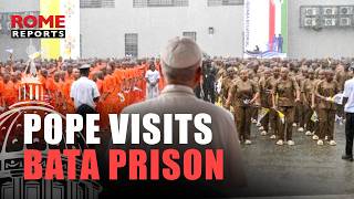 Face to face with inmates: Pope Leo visits Bata Prison in Equatorial Guinea