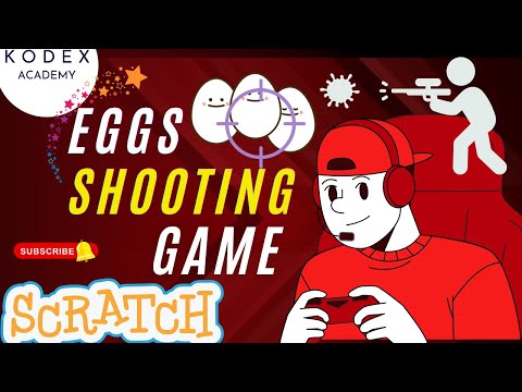 🎯 Build an Egg Shooting Game in Scratch! | Fun Coding for Beginners by Kodex Academy