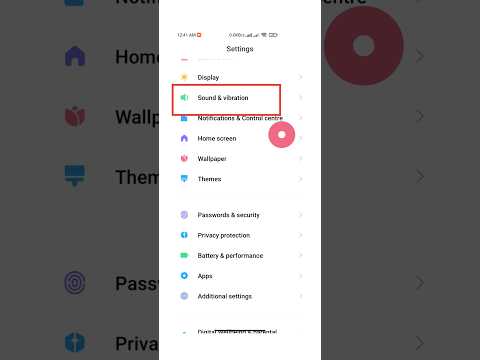 how to Ring Vibration Turn On / Kaise On Karen | Calling Ring Vibration Setting Redmi 9 Power