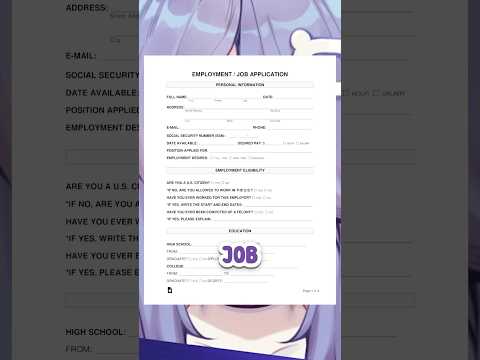 VTUBER TELLS CHAT TO GET A JOB!