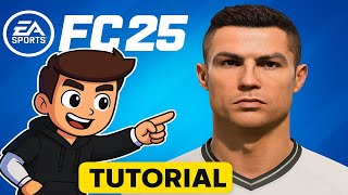 Como Criar o CRISTIANO RONALDO MAIS REALISTA no EA FC 25! (Tutorial Completo)