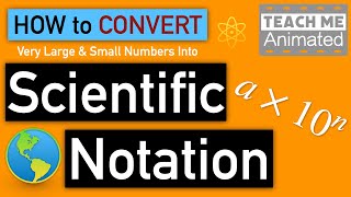 How to CONVERT a Number Into SCIENTIFIC NOTATION? | An Animated Easy to Follow Math Introduction
