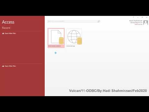 ولکان/11 آشنایی با ODBC و اتصال ISIS ولکان به سایر دیتابیس ها