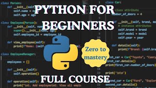 Python Full Course For Beginners | Zero to Mastery in 9 Hours | 2025