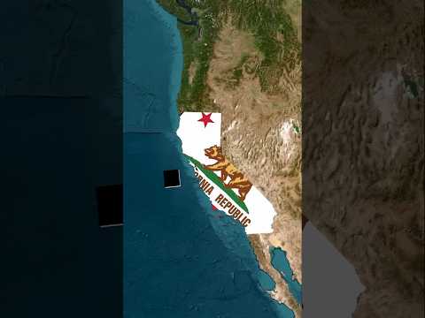 Top five biggest states in the USA by total area😱#shorts  #america #california #top5 largest states