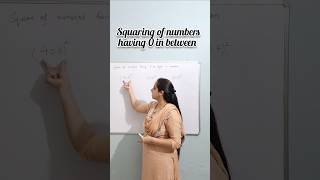 Squaring of numbers having 0 in between #maths #tricks #square #squaretrick #govtexam #schoolmath