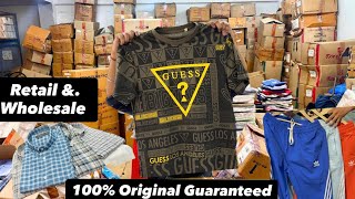 Original T-Shirt @130/-, Shirt @199/-, Jeans @499/- l Branded Export Surplus Clothes l 100% Genuine