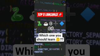 Top Programming Languages & What They Do | Which One Should You Learn?