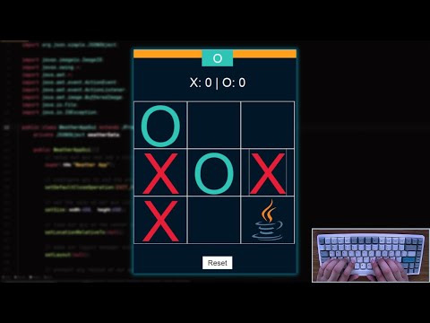 ASMR Programming - Tic Tac Toe Game - Java Beginner Project